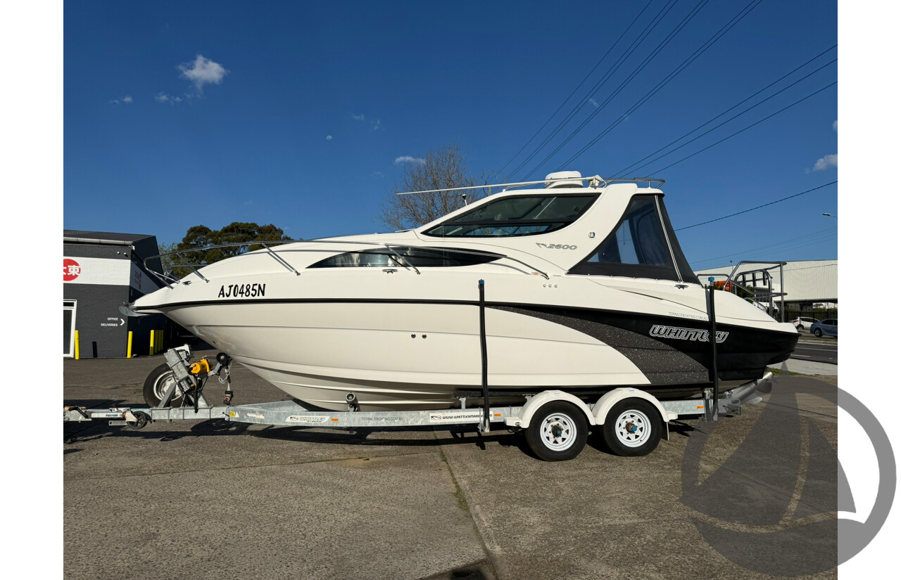 NO RESERVE PRE-LOVED/USED - 2017 Whittley 2600 CR, Volvo Penta 240, 73 Hrs