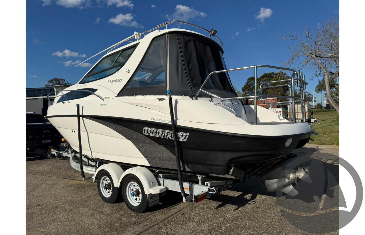 NO RESERVE PRE-LOVED/USED - 2017 Whittley 2600 CR, Volvo Penta 240, 73 Hrs