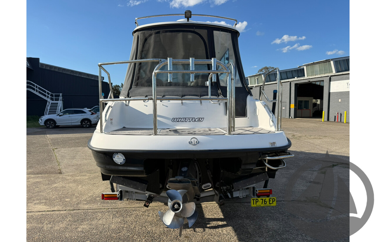 NO RESERVE PRE-LOVED/USED - 2017 Whittley 2600 CR, Volvo Penta 240, 73 Hrs