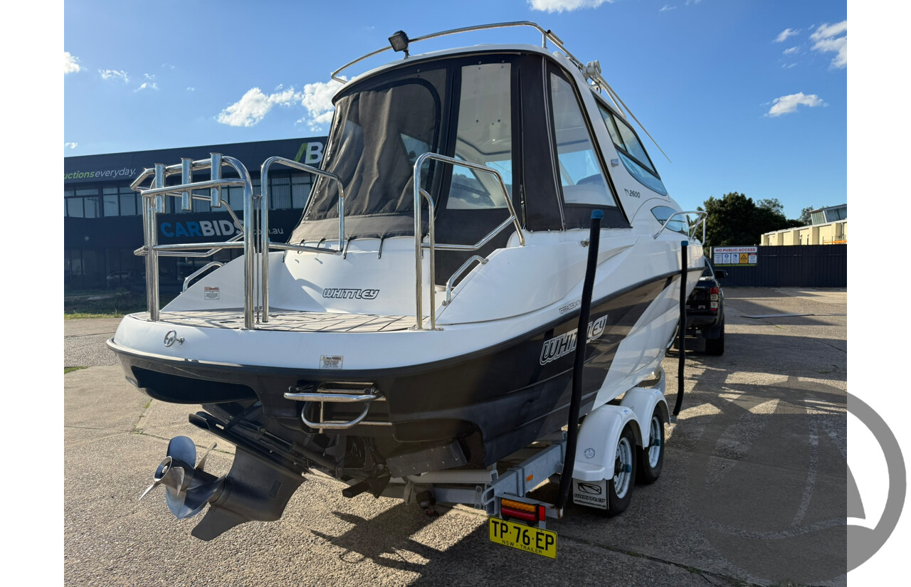 NO RESERVE PRE-LOVED/USED - 2017 Whittley 2600 CR, Volvo Penta 240, 73 Hrs
