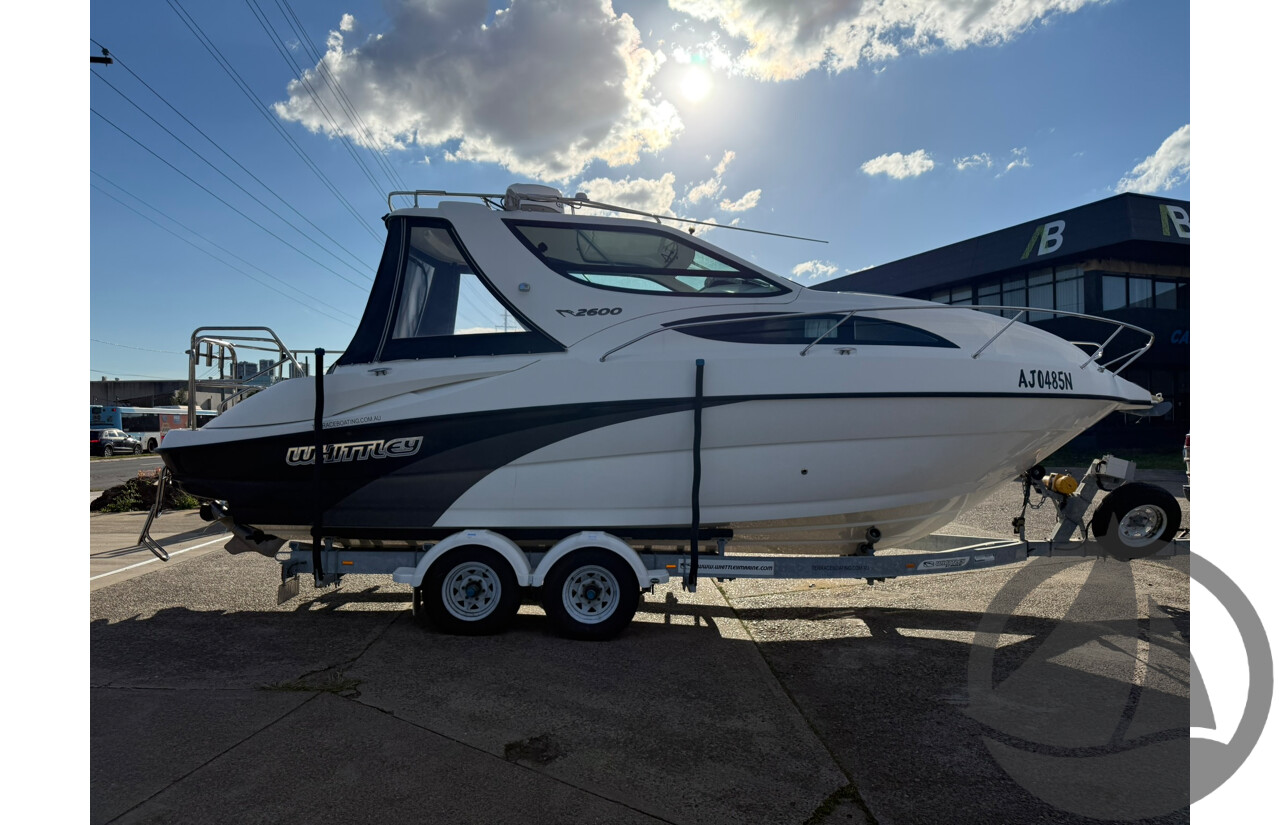 NO RESERVE PRE-LOVED/USED - 2017 Whittley 2600 CR, Volvo Penta 240, 73 Hrs