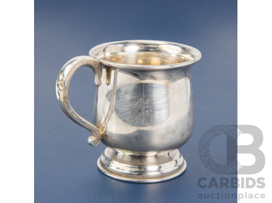 Australian Sterling Silver Christening Cup, Tilbury & Lewis  .925