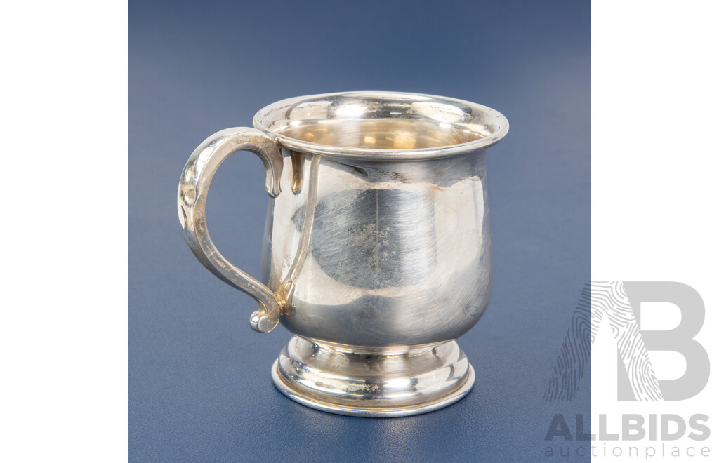 Australian Sterling Silver Christening Cup, Tilbury & Lewis .925