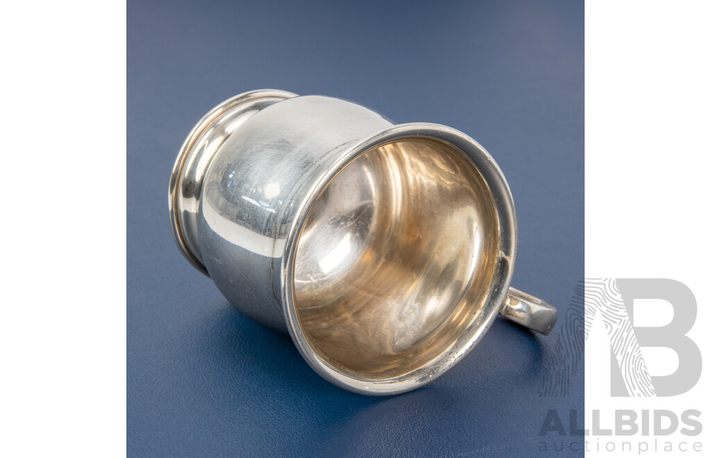 Australian Sterling Silver Christening Cup, Tilbury & Lewis .925
