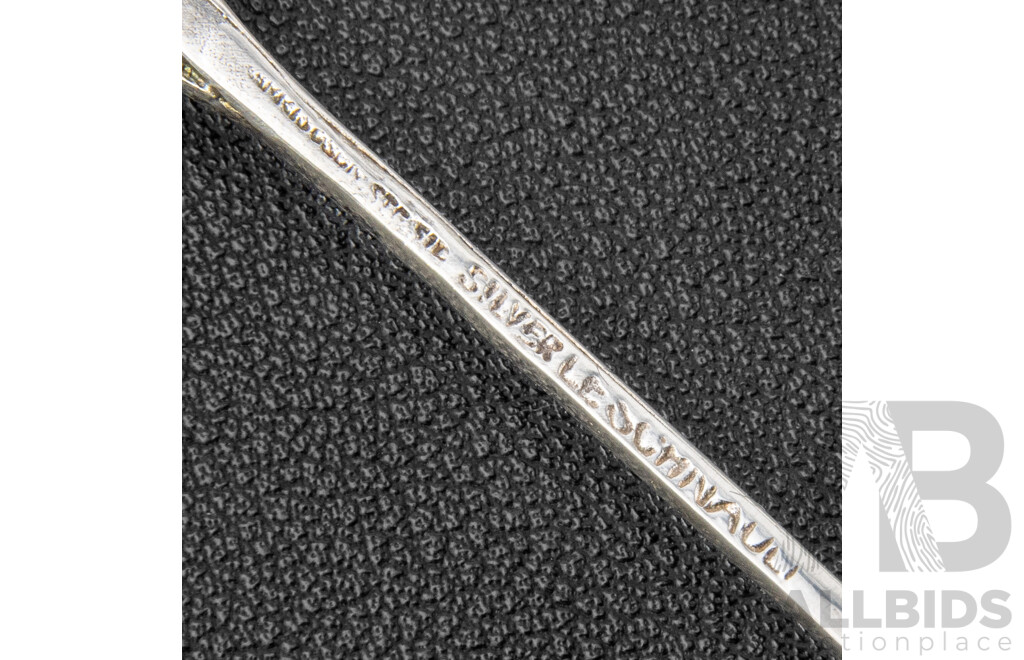 Harris & Son Leschenaultia Sterling Silver Teaspoon, Made in Australia