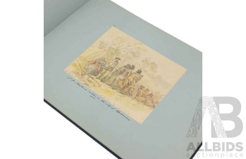 William Strutt (19/20th Centuries, British, 1825-1915), Victoria the Golden, Scenes Sketchings & Jottings From Nature, Melbourne, Vic (1850-1862), Collector's Large Format Book Published in 1980, 36L x 51W x 1D cm (dimensions)
