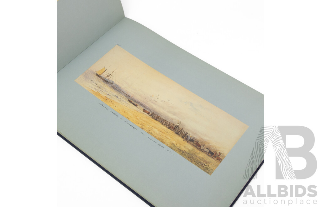 William Strutt (19/20th Centuries, British, 1825-1915), Victoria the Golden, Scenes Sketchings & Jottings From Nature, Melbourne, Vic (1850-1862), Collector's Large Format Book Published in 1980, 36L x 51W x 1D cm (dimensions)