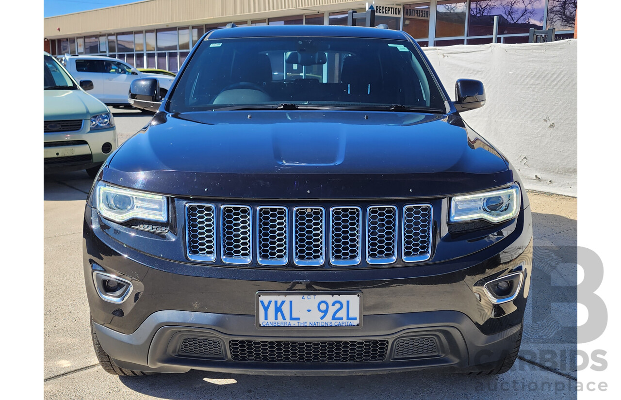10/2014 Jeep Grand Cherokee Laredo (4x4) WK MY15 4d Wagon Black 3.0L