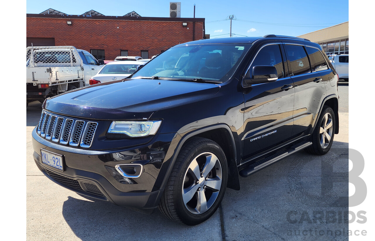 10/2014 Jeep Grand Cherokee Laredo (4x4) WK MY15 4d Wagon Black 3.0L