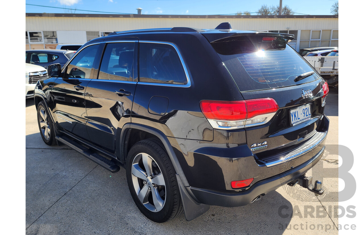 10/2014 Jeep Grand Cherokee Laredo (4x4) WK MY15 4d Wagon Black 3.0L
