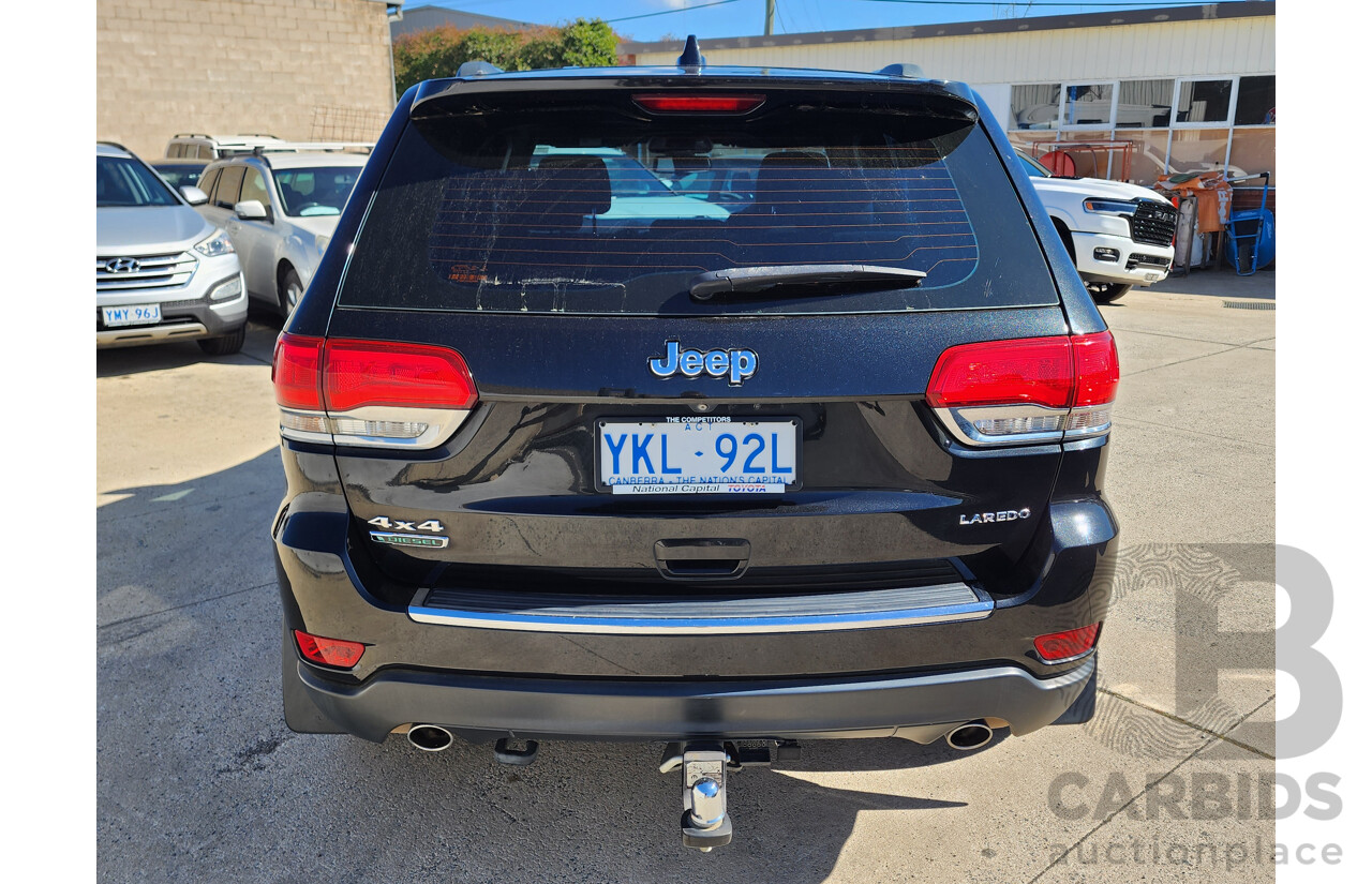 10/2014 Jeep Grand Cherokee Laredo (4x4) WK MY15 4d Wagon Black 3.0L