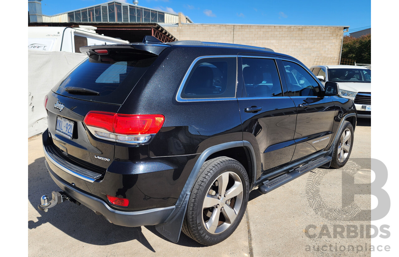 10/2014 Jeep Grand Cherokee Laredo (4x4) WK MY15 4d Wagon Black 3.0L