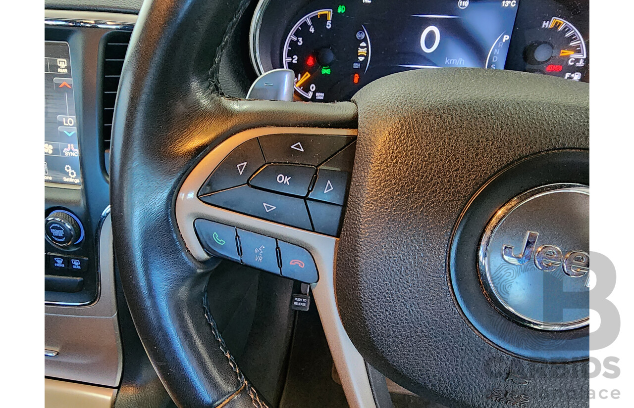 10/2014 Jeep Grand Cherokee Laredo (4x4) WK MY15 4d Wagon Black 3.0L
