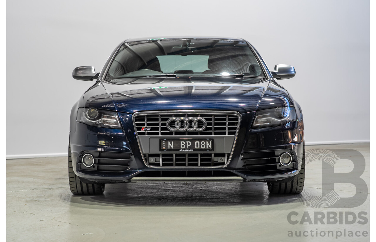03/2011 Audi S4 3.0 TFSI Quattro (AWD) 8K 4d Sedan Blue Supercharged 3.0L