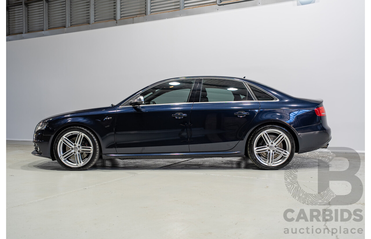 03/2011 Audi S4 3.0 TFSI Quattro (AWD) 8K 4d Sedan Blue Supercharged 3.0L