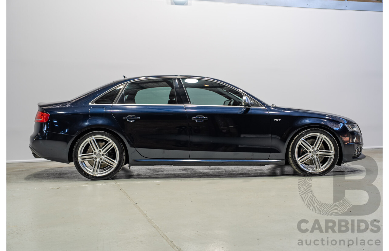 03/2011 Audi S4 3.0 TFSI Quattro (AWD) 8K 4d Sedan Blue Supercharged 3.0L