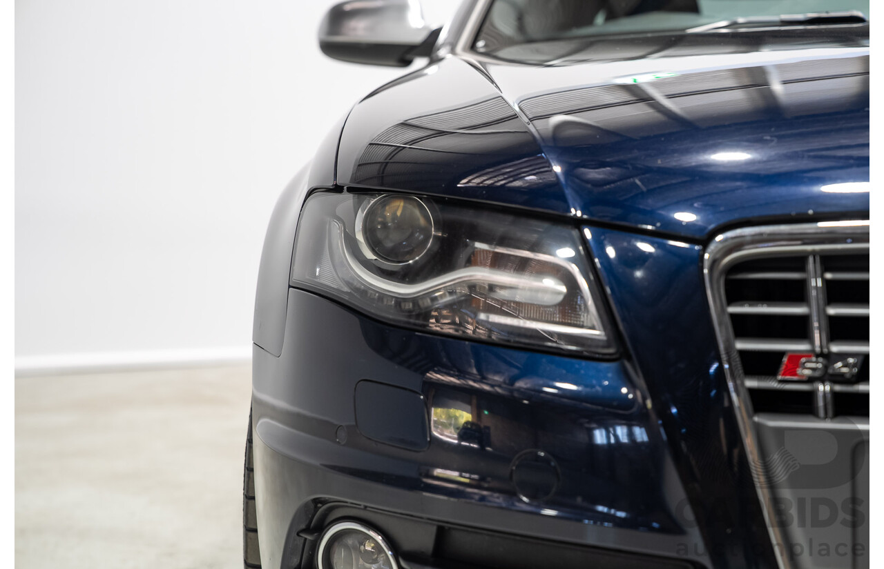 03/2011 Audi S4 3.0 TFSI Quattro (AWD) 8K 4d Sedan Blue Supercharged 3.0L