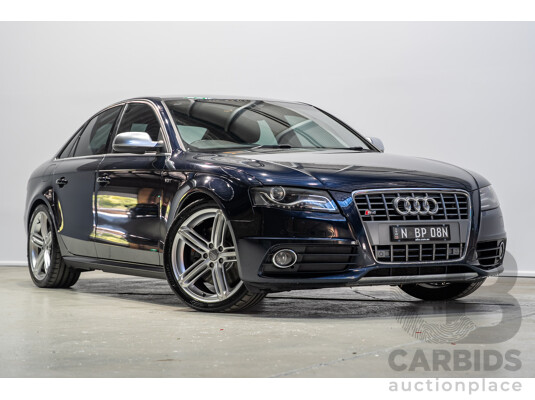 03/2011 Audi S4 3.0 TFSI Quattro (AWD) 8K 4d Sedan Blue Supercharged 3.0L