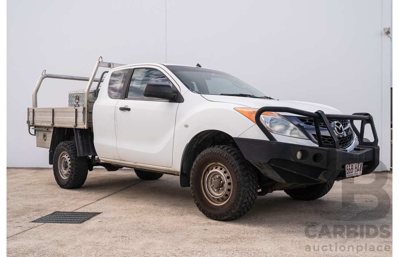 06/2012 Mazda BT-50 XT (4x2)  Freestyle C/Chas White Turbo Diesel 3.2L