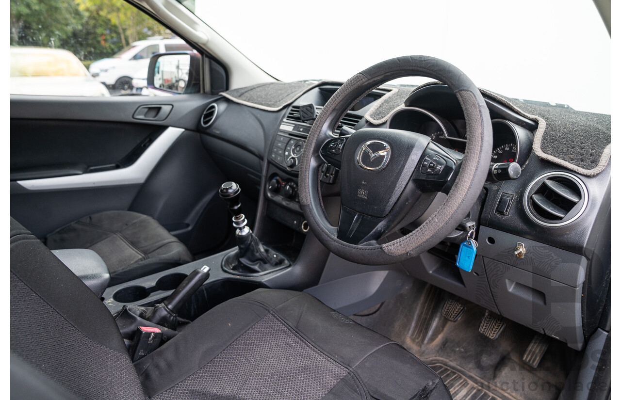 06/2012 Mazda BT-50 XT (4x2)  Freestyle C/Chas White Turbo Diesel 3.2L