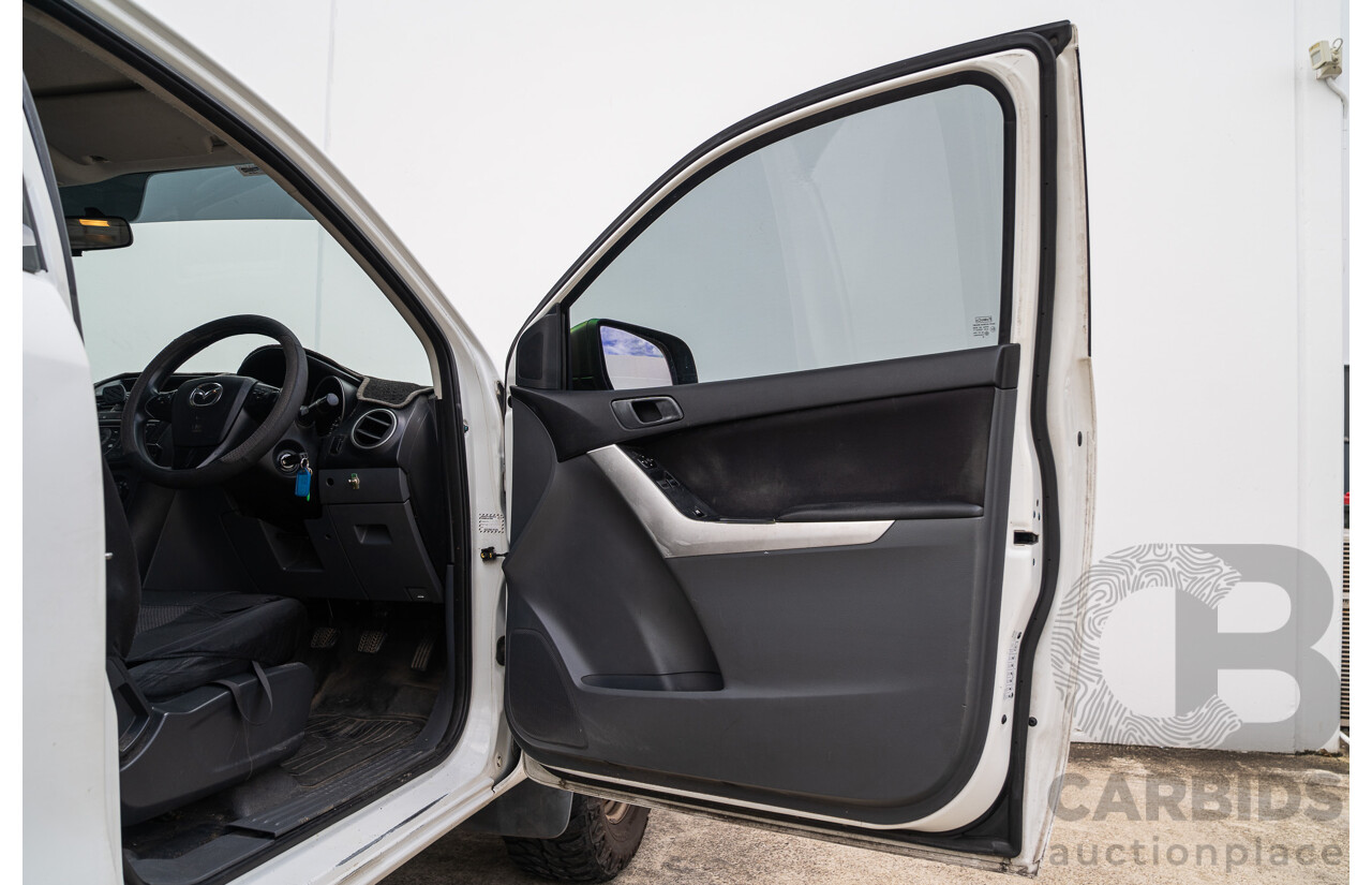 06/2012 Mazda BT-50 XT (4x2)  Freestyle C/Chas White Turbo Diesel 3.2L