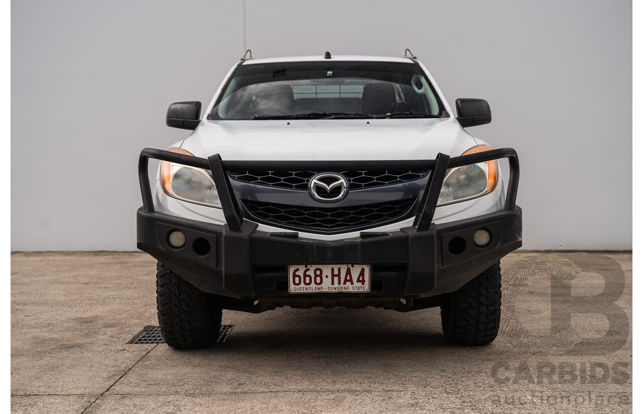 06/2012 Mazda BT-50 XT (4x2)  Freestyle C/Chas White Turbo Diesel 3.2L