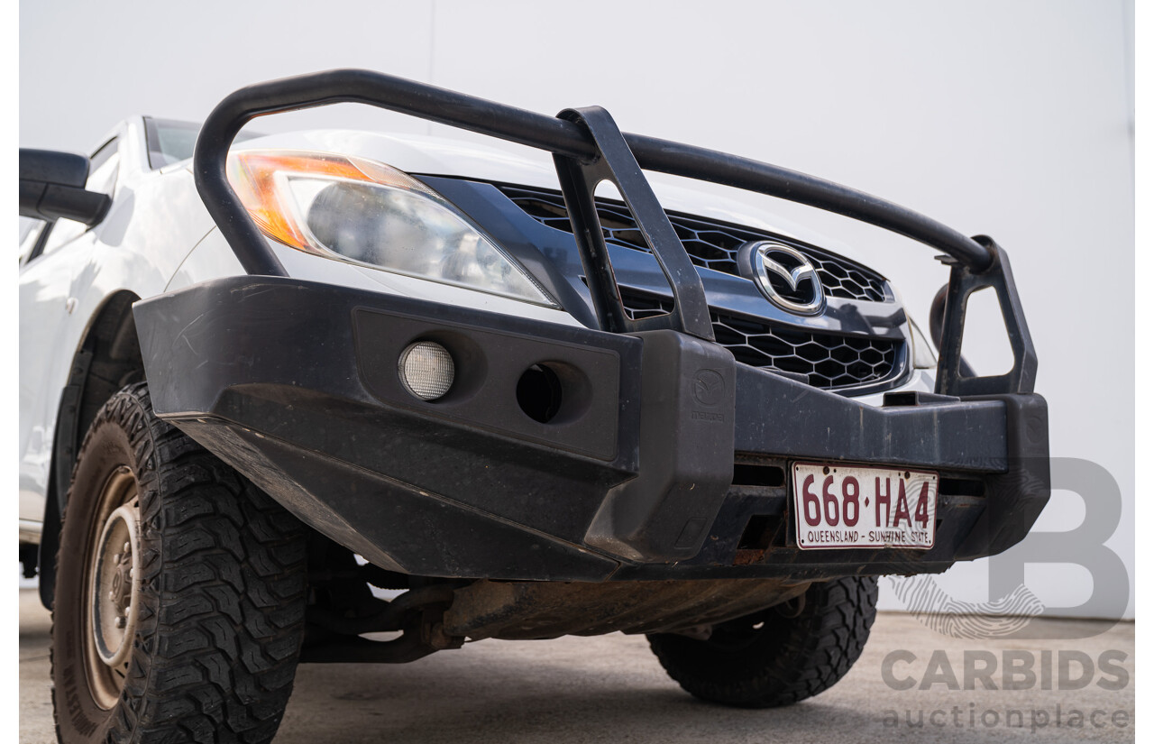 06/2012 Mazda BT-50 XT (4x2)  Freestyle C/Chas White Turbo Diesel 3.2L