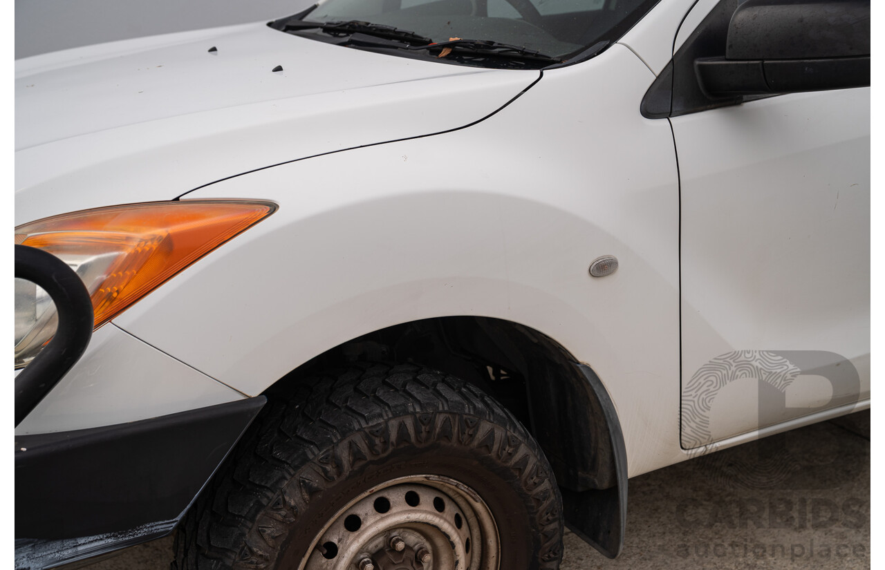 06/2012 Mazda BT-50 XT (4x2)  Freestyle C/Chas White Turbo Diesel 3.2L