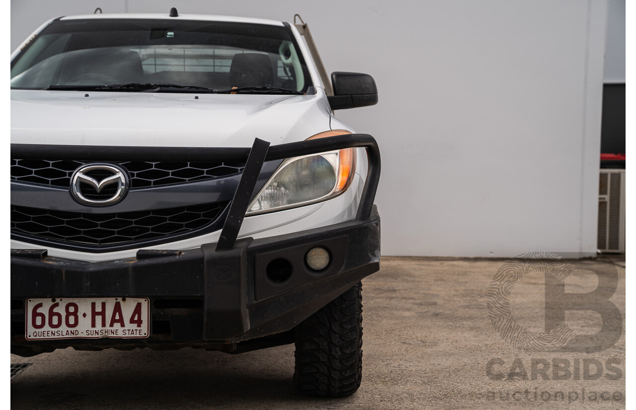 06/2012 Mazda BT-50 XT (4x2)  Freestyle C/Chas White Turbo Diesel 3.2L