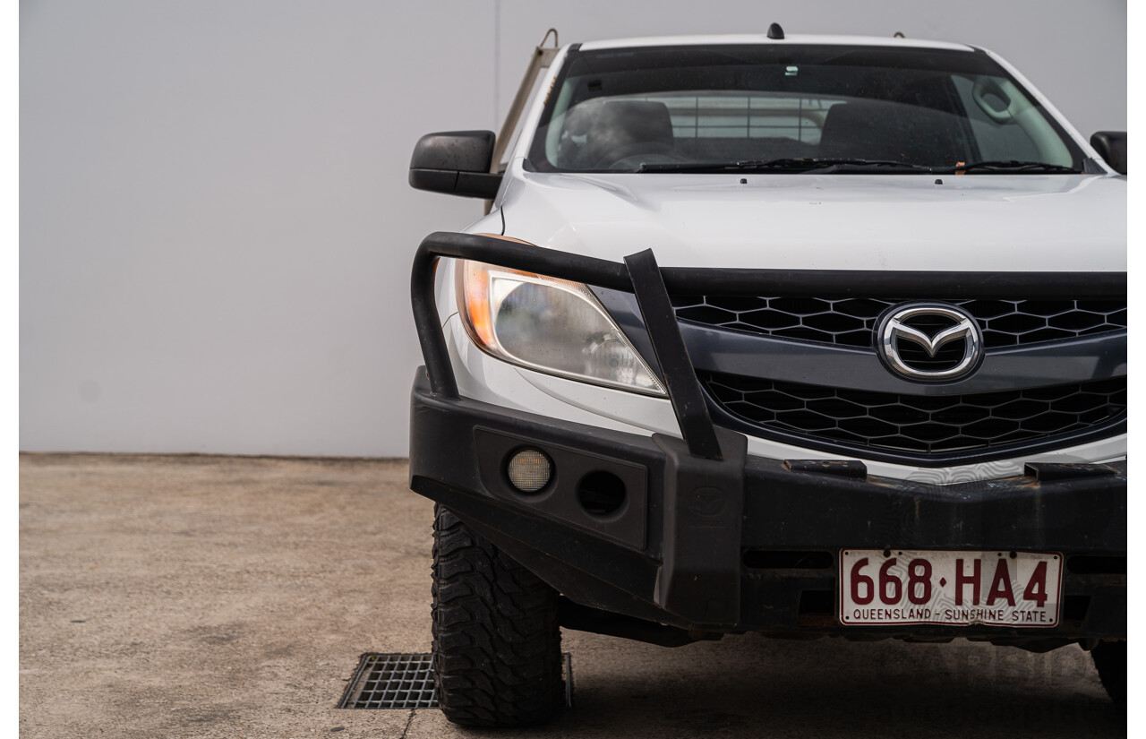 06/2012 Mazda BT-50 XT (4x2)  Freestyle C/Chas White Turbo Diesel 3.2L