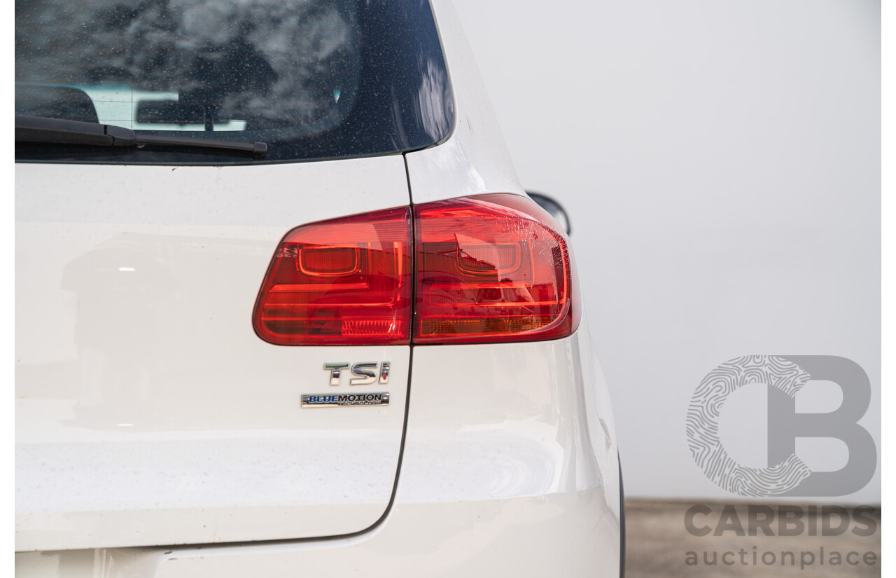 10/2013 Volkswagen Tiguan 118 TSI 5NC MY13 4d Wagon Candy White Twincharged 1.4L