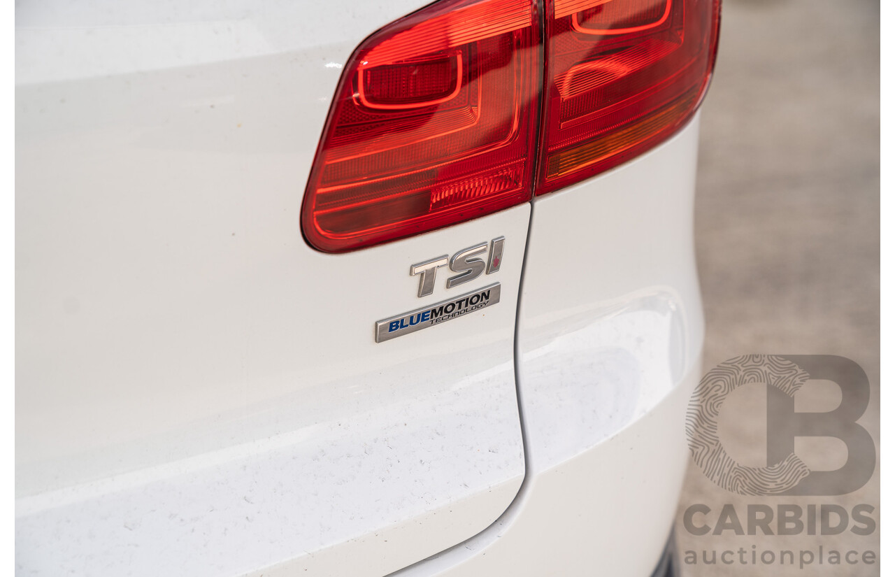 10/2013 Volkswagen Tiguan 118 TSI 5NC MY13 4d Wagon Candy White Twincharged 1.4L
