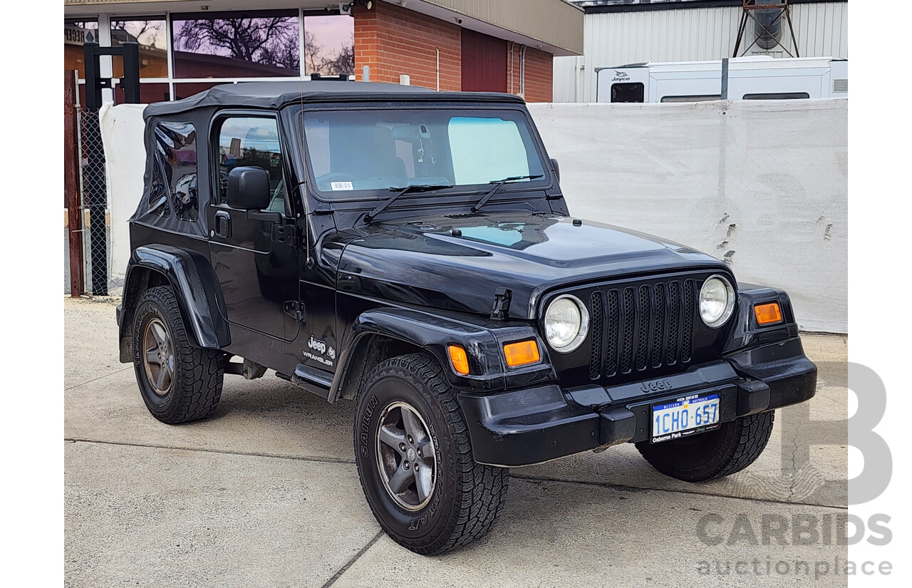 08/2006 Jeep Wrangler Sport (4x4) TJ 2d Softtop Black 4.0L