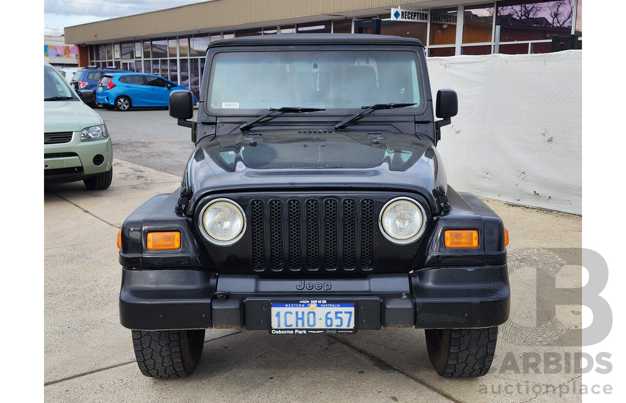 08/2006 Jeep Wrangler Sport (4x4) TJ 2d Softtop Black 4.0L