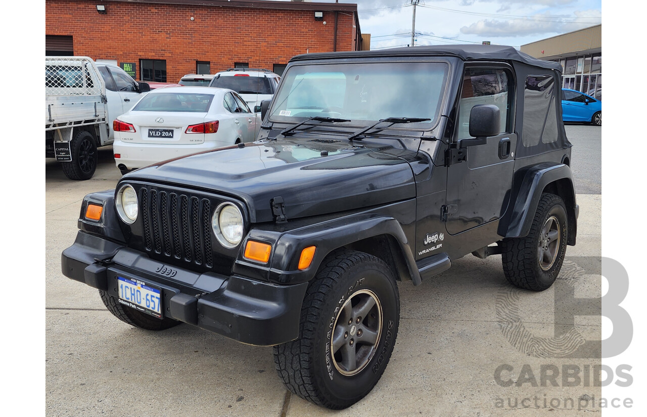 08/2006 Jeep Wrangler Sport (4x4) TJ 2d Softtop Black 4.0L