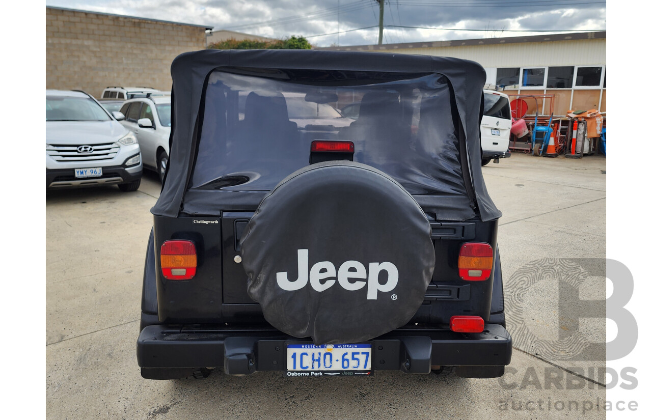 08/2006 Jeep Wrangler Sport (4x4) TJ 2d Softtop Black 4.0L