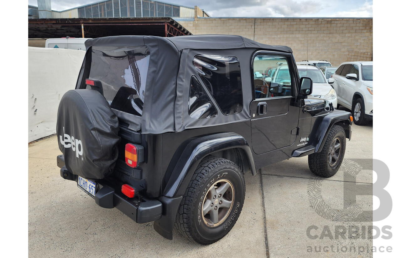08/2006 Jeep Wrangler Sport (4x4) TJ 2d Softtop Black 4.0L