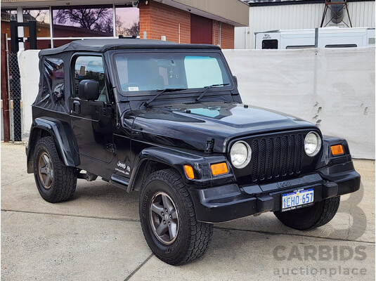 08/2006 Jeep Wrangler Sport (4x4) TJ 2d Softtop Black 4.0L