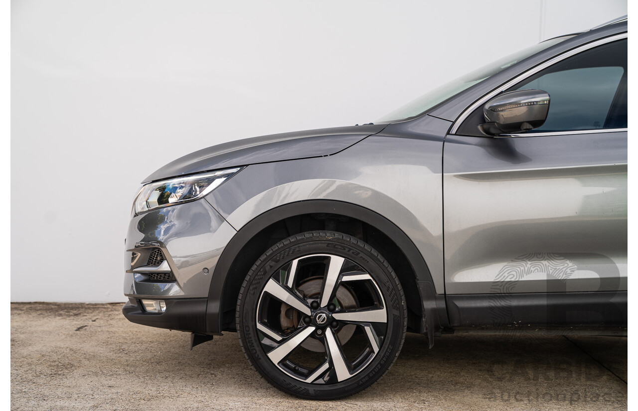 07/2018 Nissan Qashqai Ti J11 MY18 4d Wagon Gun Grey Metallic 2.0L
