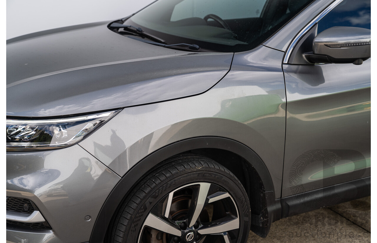 07/2018 Nissan Qashqai Ti J11 MY18 4d Wagon Gun Grey Metallic 2.0L