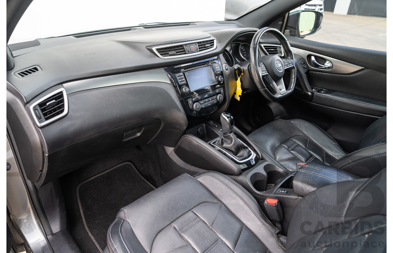 07/2018 Nissan Qashqai Ti J11 MY18 4d Wagon Gun Grey Metallic 2.0L