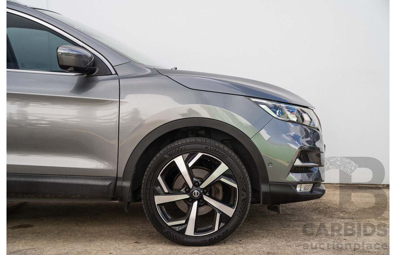 07/2018 Nissan Qashqai Ti J11 MY18 4d Wagon Gun Grey Metallic 2.0L
