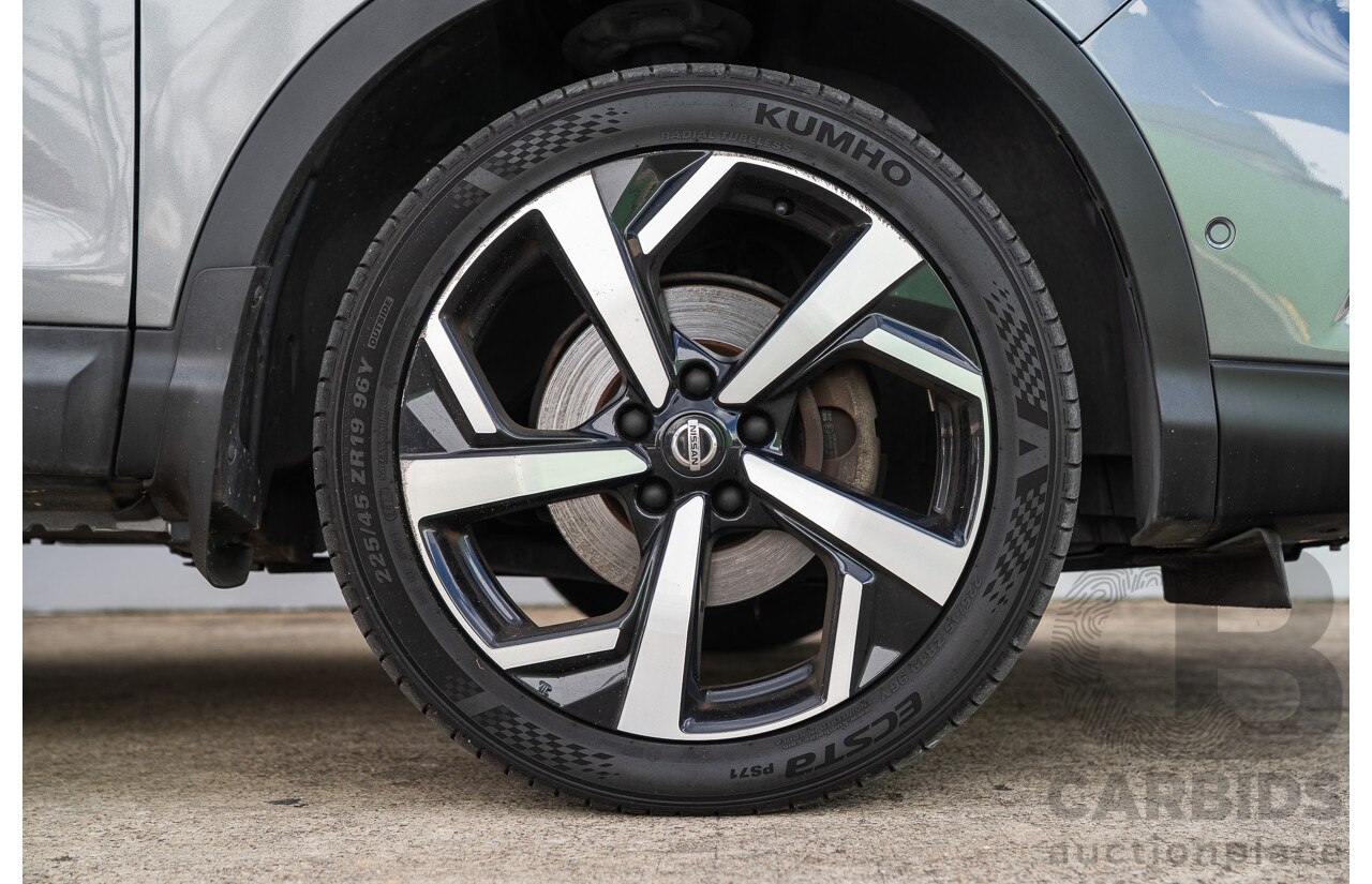 07/2018 Nissan Qashqai Ti J11 MY18 4d Wagon Gun Grey Metallic 2.0L