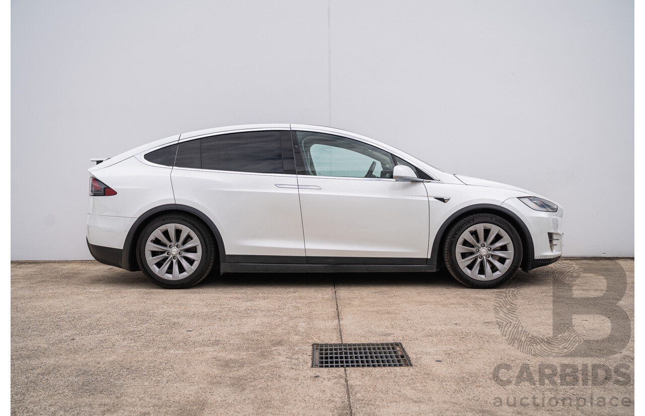 05/2018 Tesla Model X 75D (AWD) 75XB MY18 4d Wagon Pearl White Dedicated Electric EV - 245kw