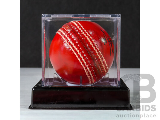 Mark Taylor Former Australian Test Captain Signed Cricket Ball