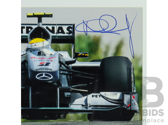 Former F1 World Champion Nico Rosberg Signed Framed Photo