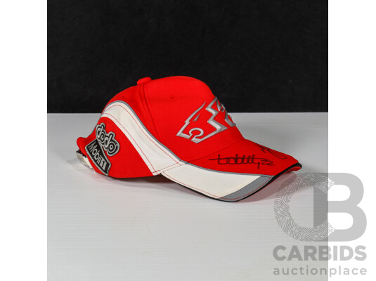 Five-Time Australian Touring Car Champion Mark Skaife & Bathurst 1000 Winner Todd Kelly Signed HRT Cap