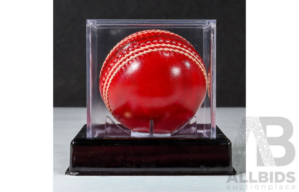 Mark Taylor Former Australian Test Captain Signed Cricket Ball