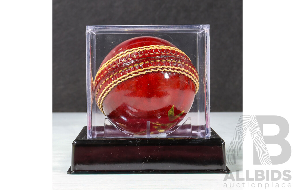 Curtly Ambrose West Indies Test Cricketer Signed Cricket Ball