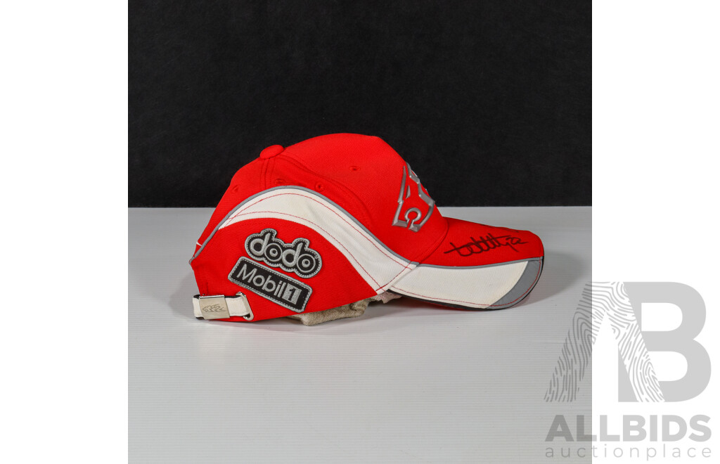 Five-Time Australian Touring Car Champion Mark Skaife & Bathurst 1000 Winner Todd Kelly Signed HRT Cap